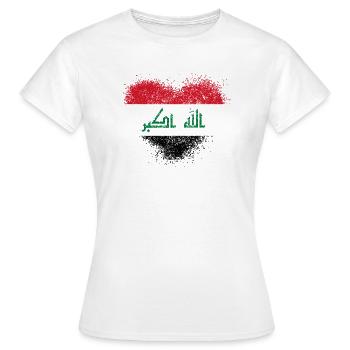 Irak - Frauen T-Shirt - Weiß - Vorne - AI Model Female 172 dark (172cm)
