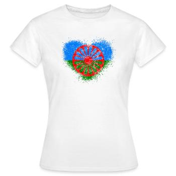 Roma - Women's T-Shirt - white - Front - AI Model Female 172 dark (172cm)