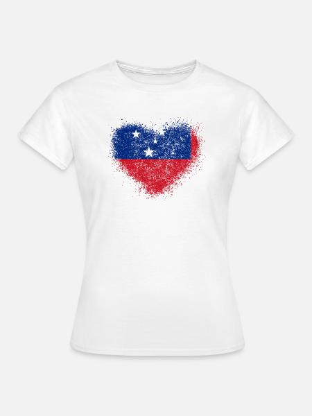 Samoa - Frauen T-Shirt - Weiß
