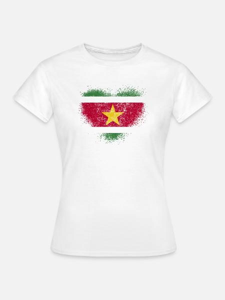 Suriname - Frauen T-Shirt - Weiß