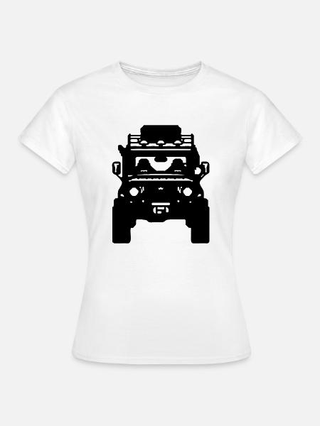 geländewagen - Frauen T-Shirt - Weiß