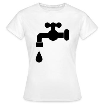 Le Robinet - T-shirt Femme - blanc - Devant - AI Model Female 172 dark (172cm)