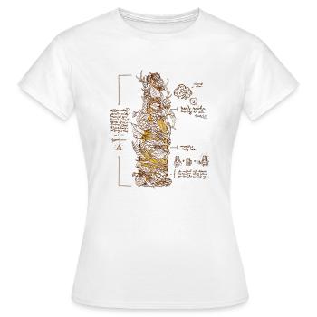 Bière Da Vinci - T-shirt Femme - blanc - Devant - AI Model Female 172 dark (172cm)