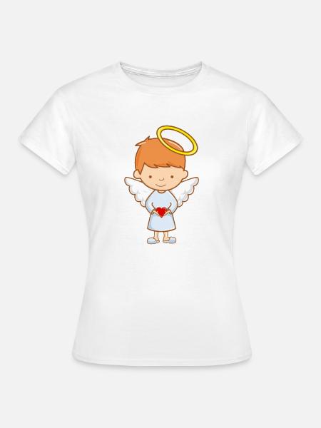 Süßer Schutzengel - Frauen T-Shirt - Weiß