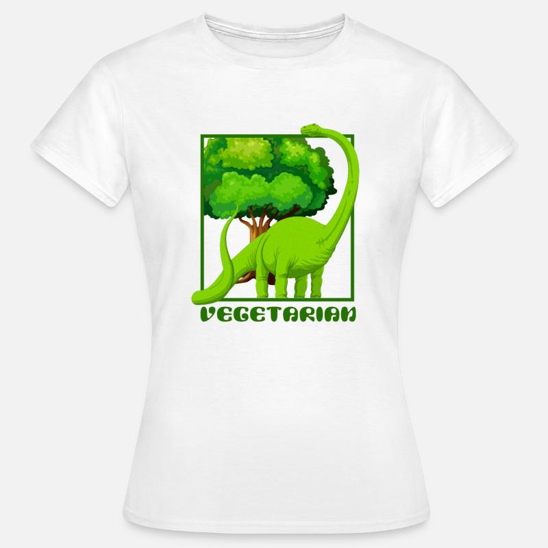 Dinosaur Brachiosaurus - Women's T-Shirt - white