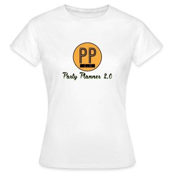 PARTY PLANNER 2 0 - T-shirt Femme - blanc - Devant - AI Model Female 172 dark (172cm)