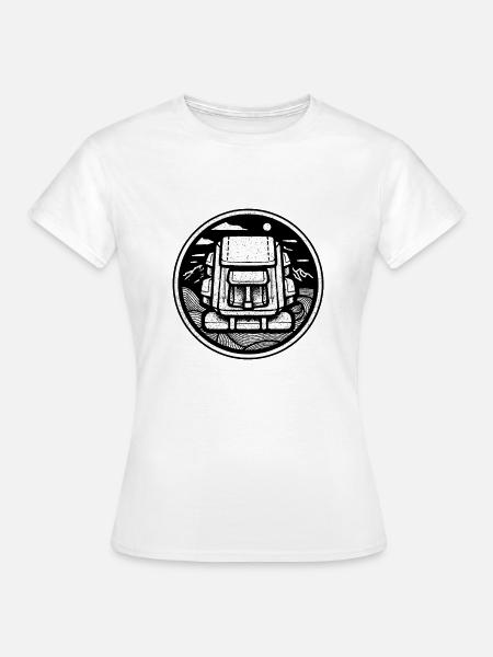 Backpack - Frauen T-Shirt - Weiß