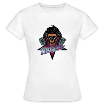 Rockabilly pour toujours - T-shirt Femme - blanc - Devant - AI Model Female 172 dark (172cm)