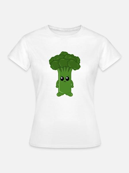 Sad Brocolli - Frauen T-Shirt - Weiß