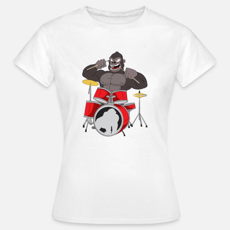 Gift drummer drummer drummer - Women's T-Shirt - white