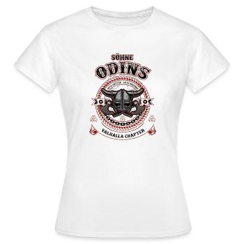 Odin Thor Viking's Viking Gift German - Women's T-Shirt - white - Front - AI Model Female 172 dark (172cm)