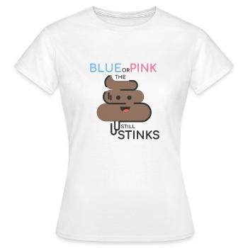 Garçon ou fille - Baby Party - Cadeau - T-shirt Femme - blanc - Devant - AI Model Female 172 dark (172cm)