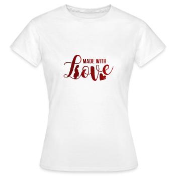 idée de cadeau naissance bébé enfant né naissance - T-shirt Femme - blanc - Devant - AI Model Female 172 dark (172cm)
