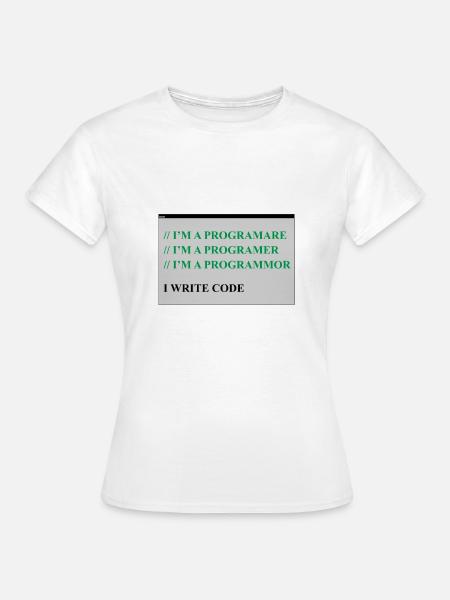 Computer - Frauen T-Shirt - Weiß