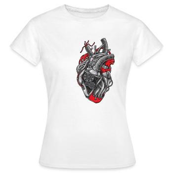Mécanique de motards - T-shirt Femme - blanc - Devant - AI Model Female 172 dark (172cm)