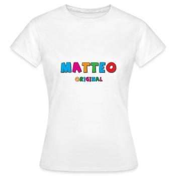 Matteo - Frauen T-Shirt - Weiß - Vorne - AI Model Female 172 dark (172cm)
