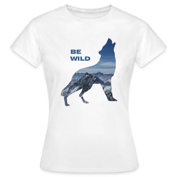 être sauvage - T-shirt Femme - blanc - Devant - AI Model Female 172 dark (172cm)