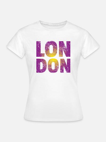 London - Frauen T-Shirt - Weiß