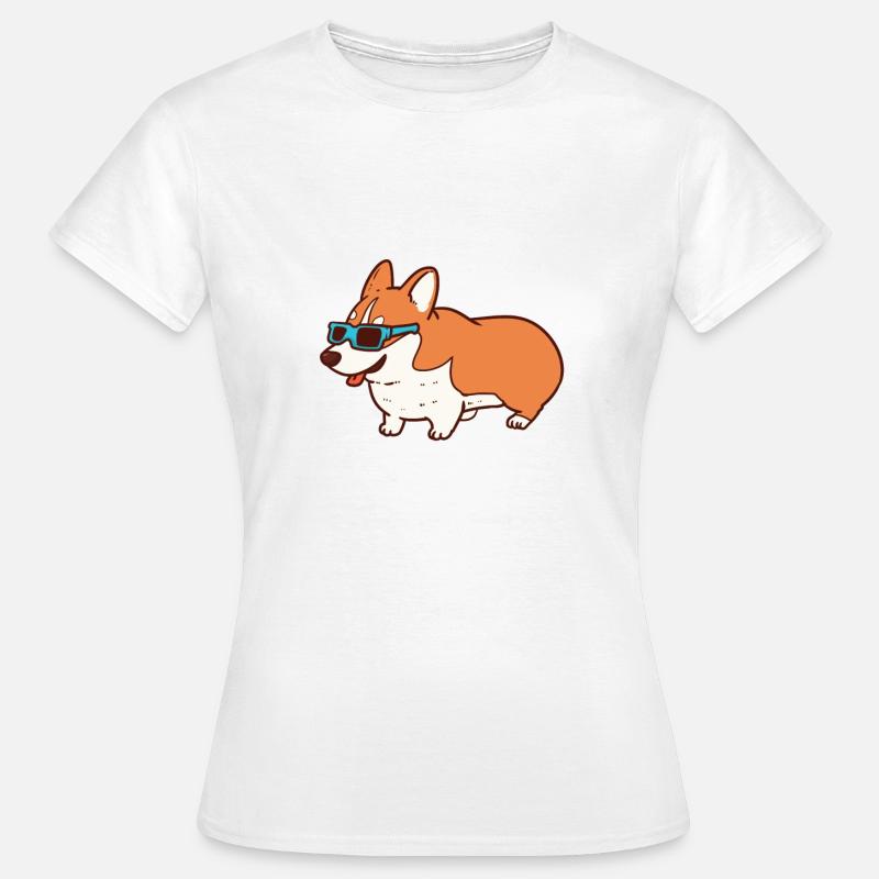 Cool corgi - Women's T-Shirt - white