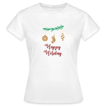 5 bonnes vacances - T-shirt Femme - blanc - Devant - AI Model Female 172 dark (172cm)