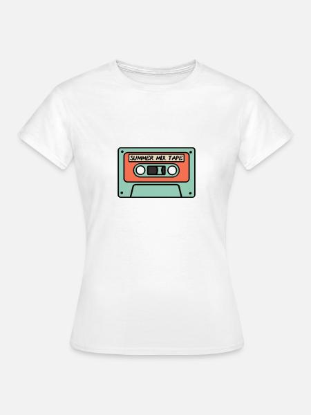 Summer Tape - Frauen T-Shirt - Weiß