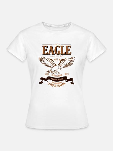 American Eagle The Legend Mojo Design Tee - Dame-T-shirt - hvid