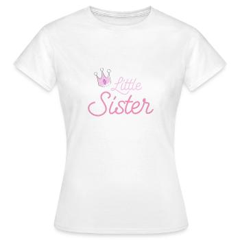 Petit cadeau soeur - Petite soeur - T-shirt Femme - blanc - Devant - AI Model Female 172 dark (172cm)