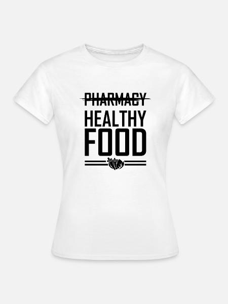 Ernährung - Frauen T-Shirt - Weiß