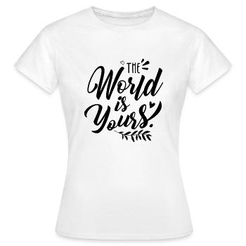 féminisme - T-shirt Femme - blanc - Devant - AI Model Female 172 dark (172cm)