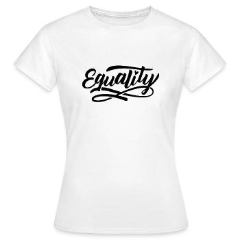 féminisme - T-shirt Femme - blanc - Devant - AI Model Female 172 dark (172cm)