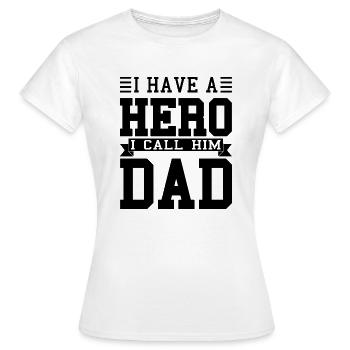 Father's Day - Women's T-Shirt - white - Front - AI Model Female 172 dark (172cm)