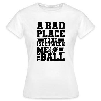 Football américain - T-shirt Femme - blanc - Devant - AI Model Female 172 dark (172cm)