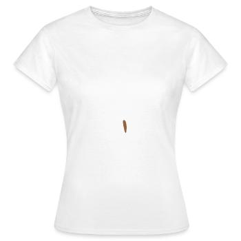 Graines de pissenlit et spores de pissenlit - T-shirt Femme - blanc - Devant - AI Model Female 172 dark (172cm)