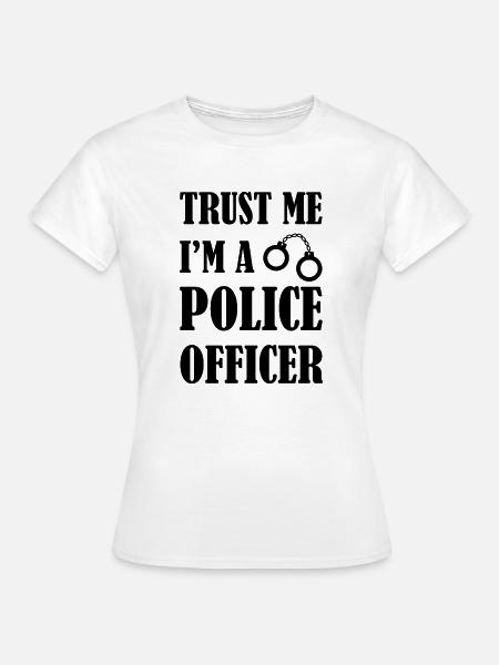 Polizei - Frauen T-Shirt - Weiß