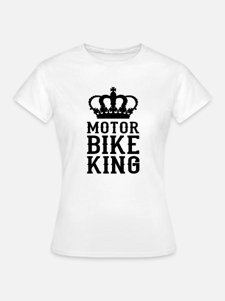 Motorrad - Frauen T-Shirt - Weiß
