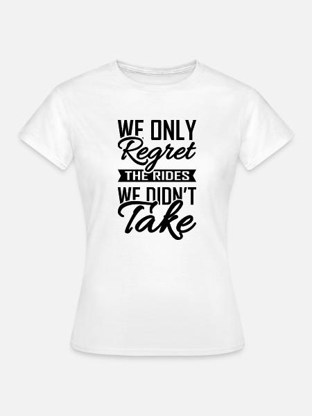 Motorrad - Frauen T-Shirt - Weiß
