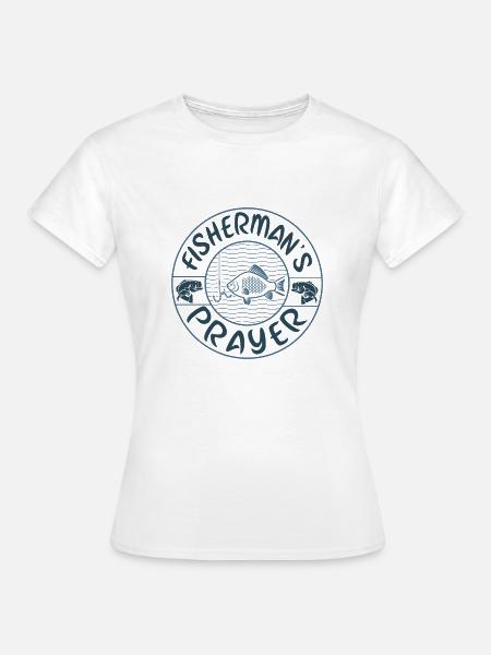 Fischergebet - Frauen T-Shirt - Weiß