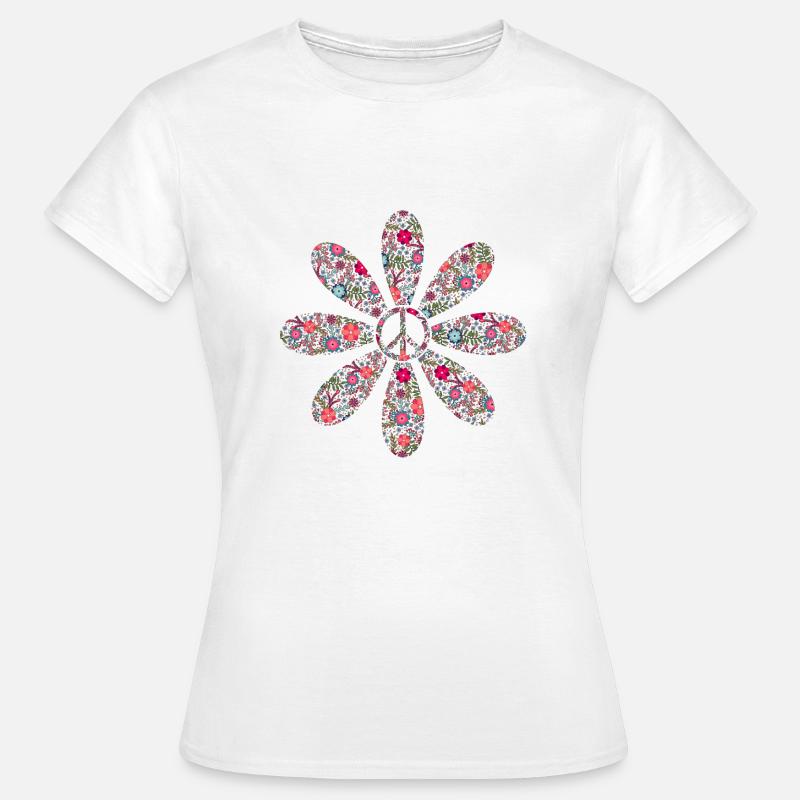 Flowers force - Women's T-Shirt - white