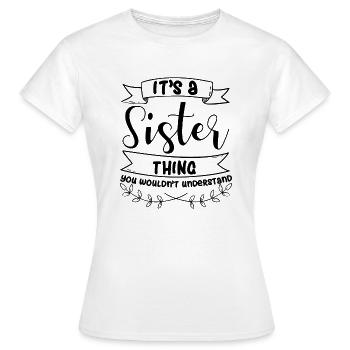 Paroles de soeur - T-shirt Femme - blanc - Devant - AI Model Female 172 dark (172cm)