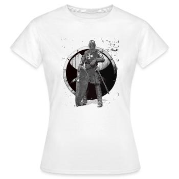 Ritter Templer Tempelritter Kreuzritter Krieger - Frauen T-Shirt - Weiß - Vorne - AI Model Female 172 dark (172cm)