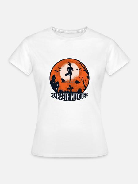 Halloween Hexe - Frauen T-Shirt - Weiß