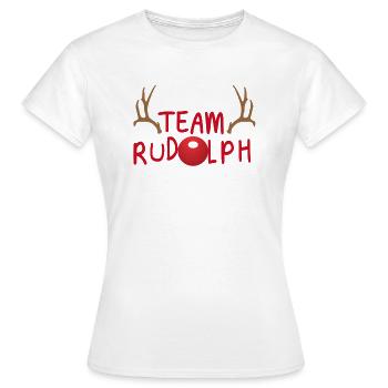 Équipe Rudolph - T-shirt Femme - blanc - Devant - AI Model Female 172 dark (172cm)