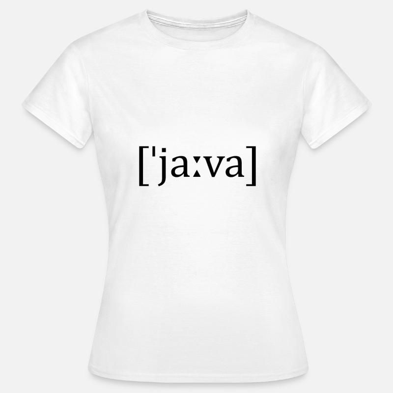 Java - Women's T-Shirt - white