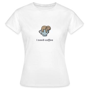 Tasse par défaut - T-shirt Femme - blanc - Devant - AI Model Female 172 dark (172cm)