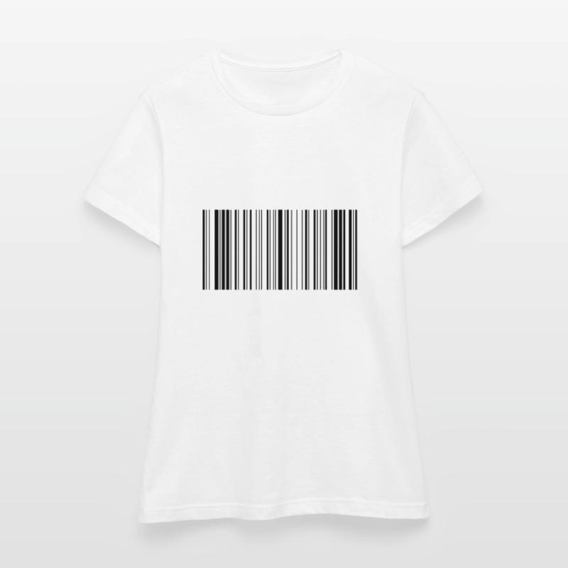 Scanner de codes à barres scancode cadeau de coups de balayage T-shirt Femme