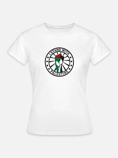 I Stand With Palestine Freedom for Palestine - Women's T-Shirt - white