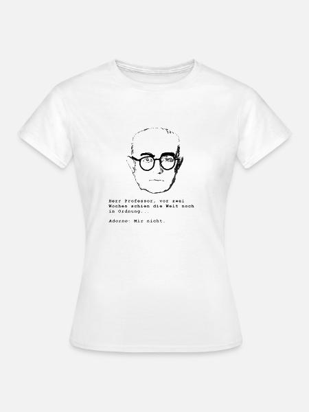 Kritische Theorie, kritische Weltsicht - Frauen T-Shirt - Weiß