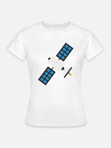 satellit - Frauen T-Shirt - Weiß