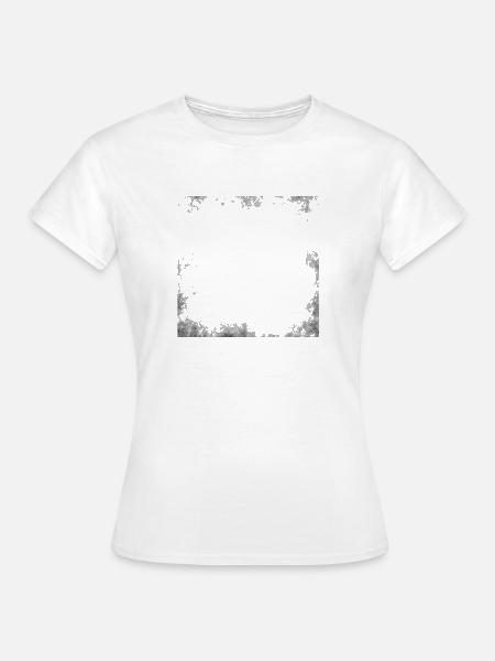Quadrat | Viereck | Hintergrund | Vorlage | Muster - Frauen T-Shirt - Weiß