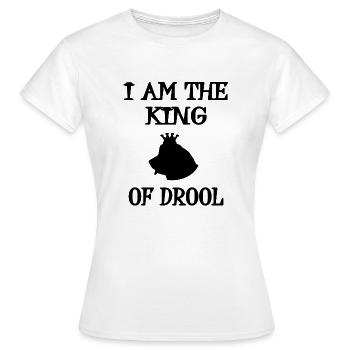 Neufundländer Hund Sabber König - Frauen T-Shirt - Weiß - Vorne - AI Model Female 172 dark (172cm)